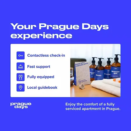 Daire Days - With Workspace By Tv Tower In Zizkov Prag